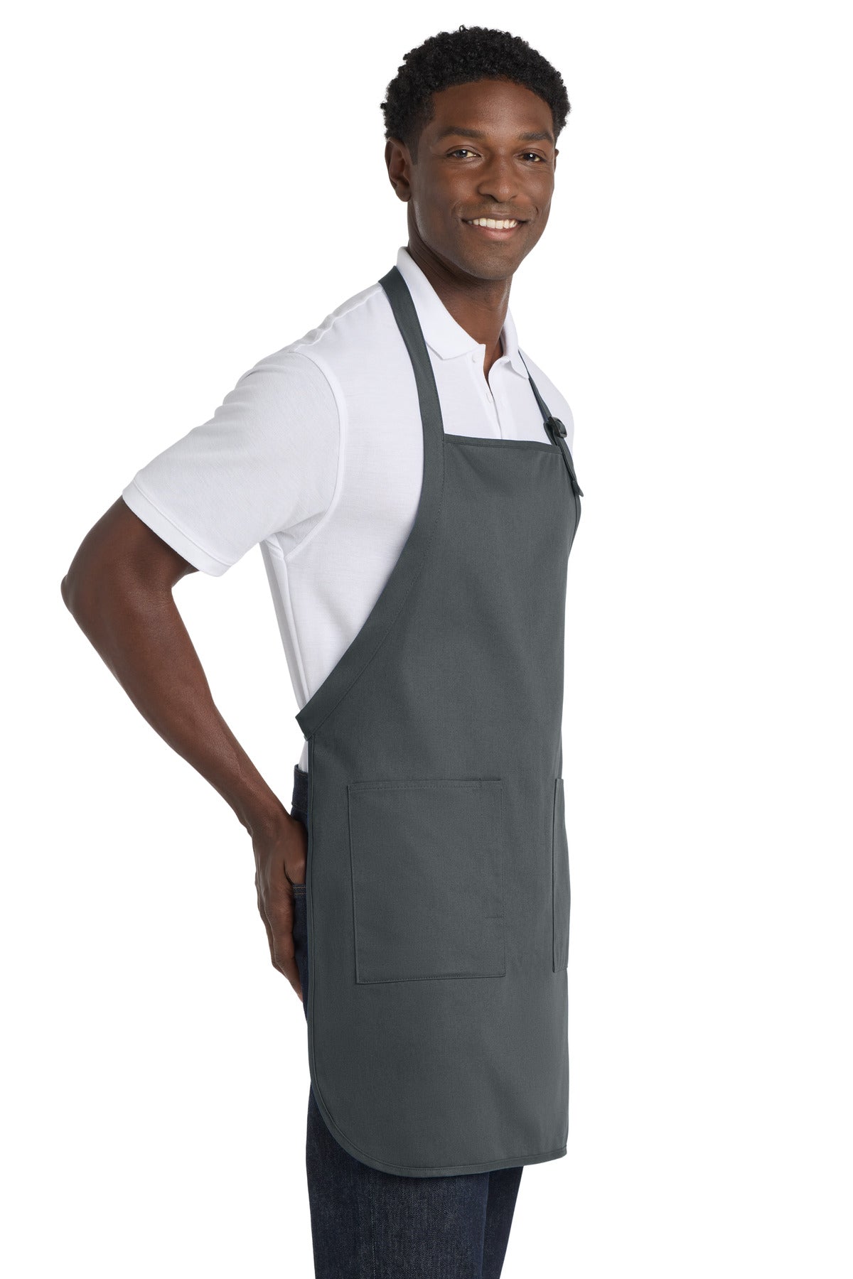 Port Authority® Full-Length Apron with Pockets