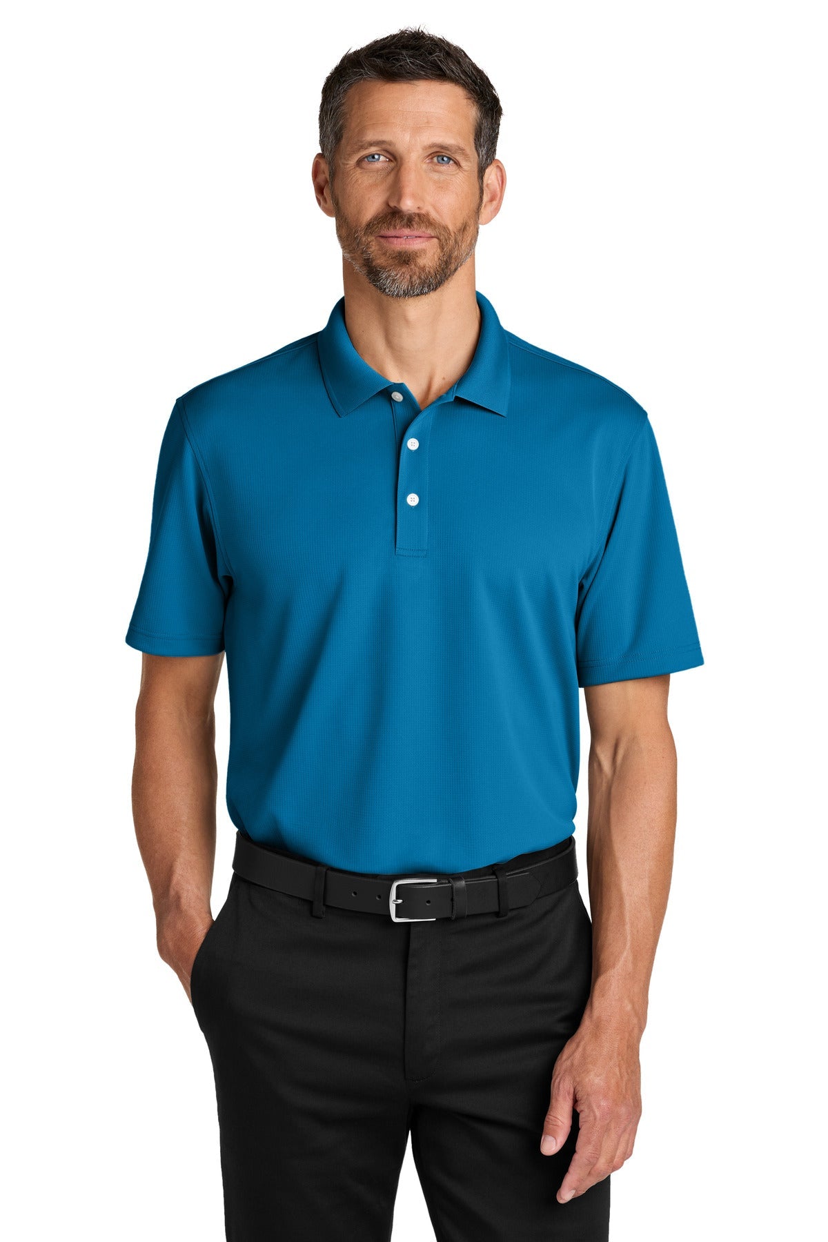 ImperialBl Port Authority Dry Zone Stain-Release Grid Polo K845