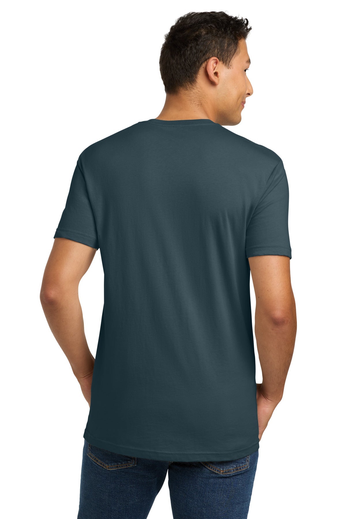 Indigo Next Level Apparel Adult Cotton Tee. NL3600