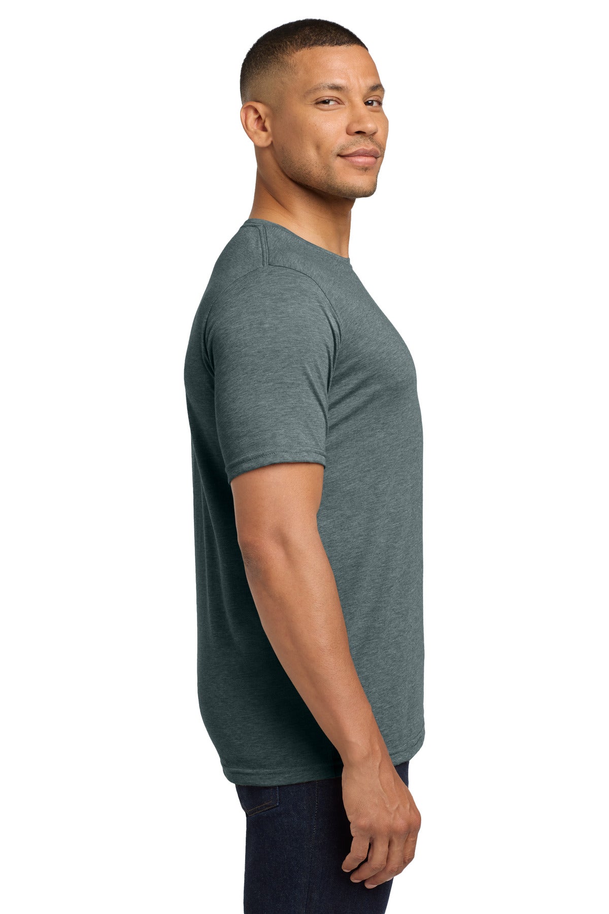 Indigo Next Level Apparel Adult Poly/Cotton Tee. NL6200