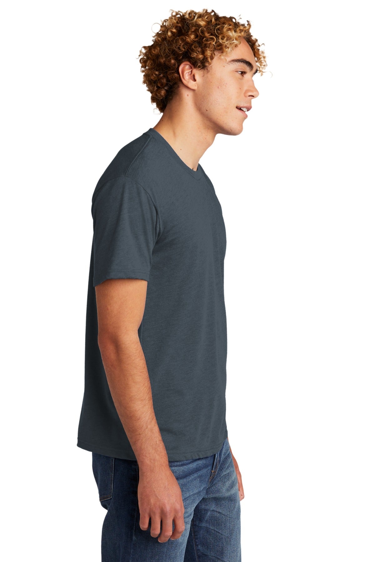 Indigo Next Level Apparel Adult Tri-Blend Tee. NL6010
