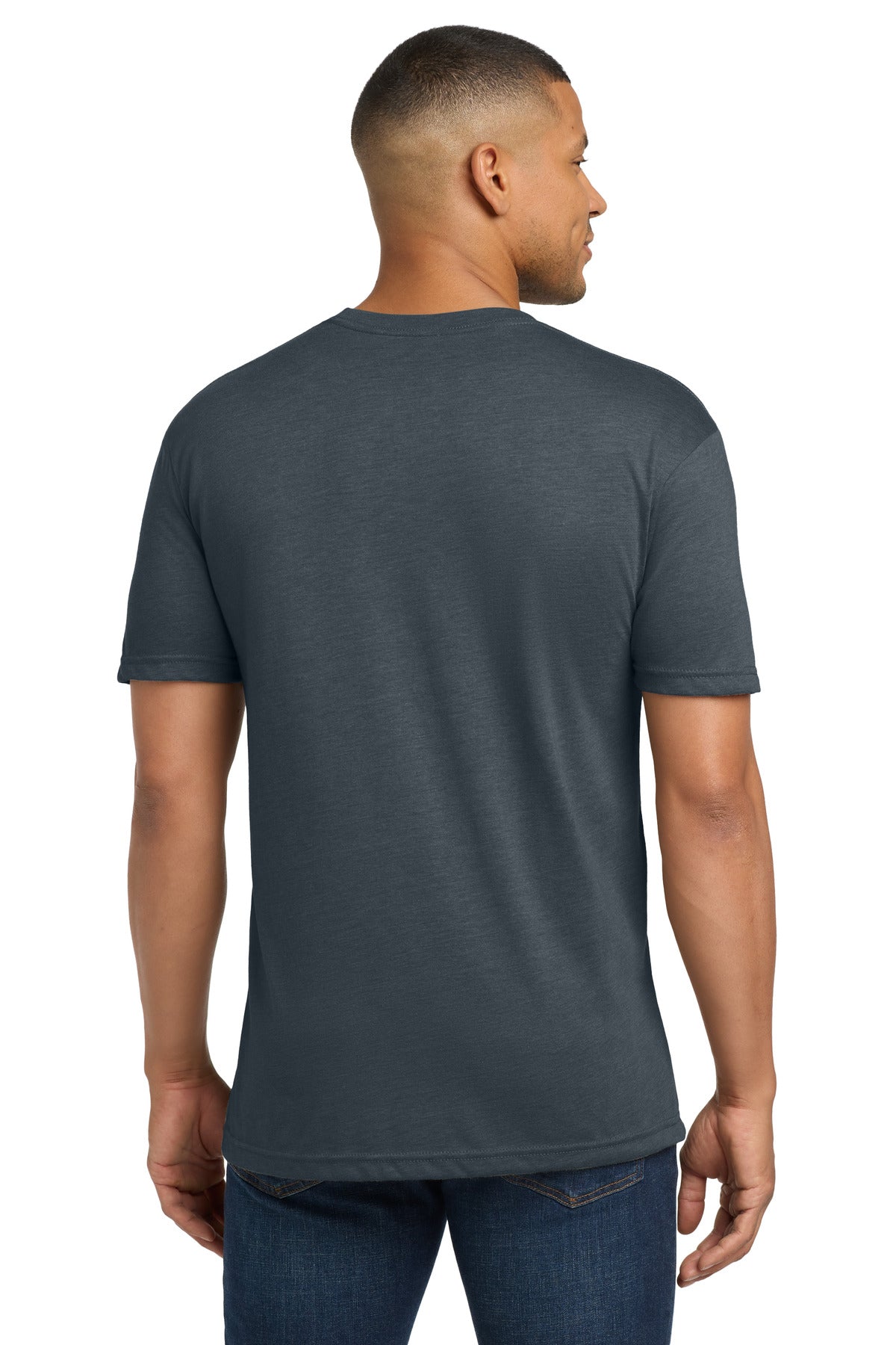 Indigo Next Level Apparel Adult Tri-Blend Tee. NL6010
