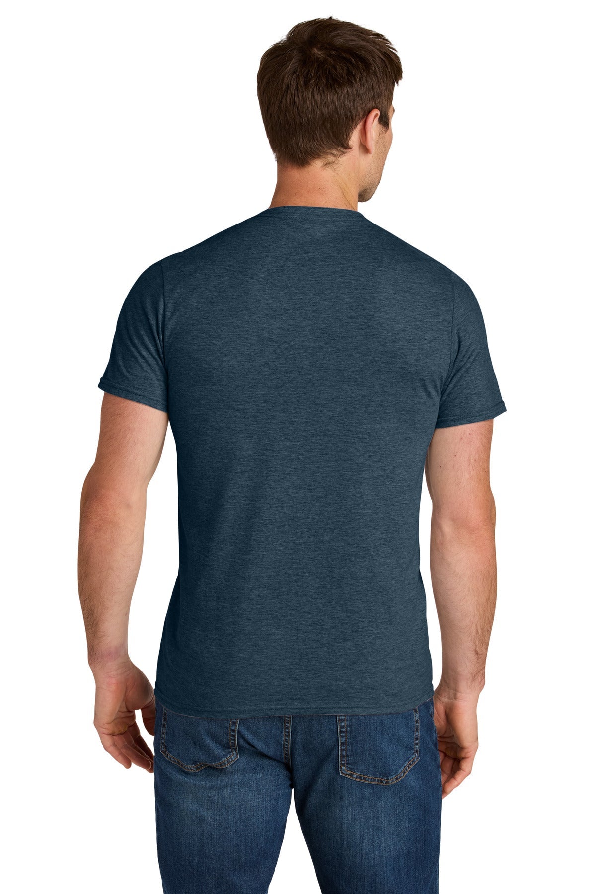 IndigoHtr Jerzees Ultimate Unisex Ring Spun T-Shirt IC46M