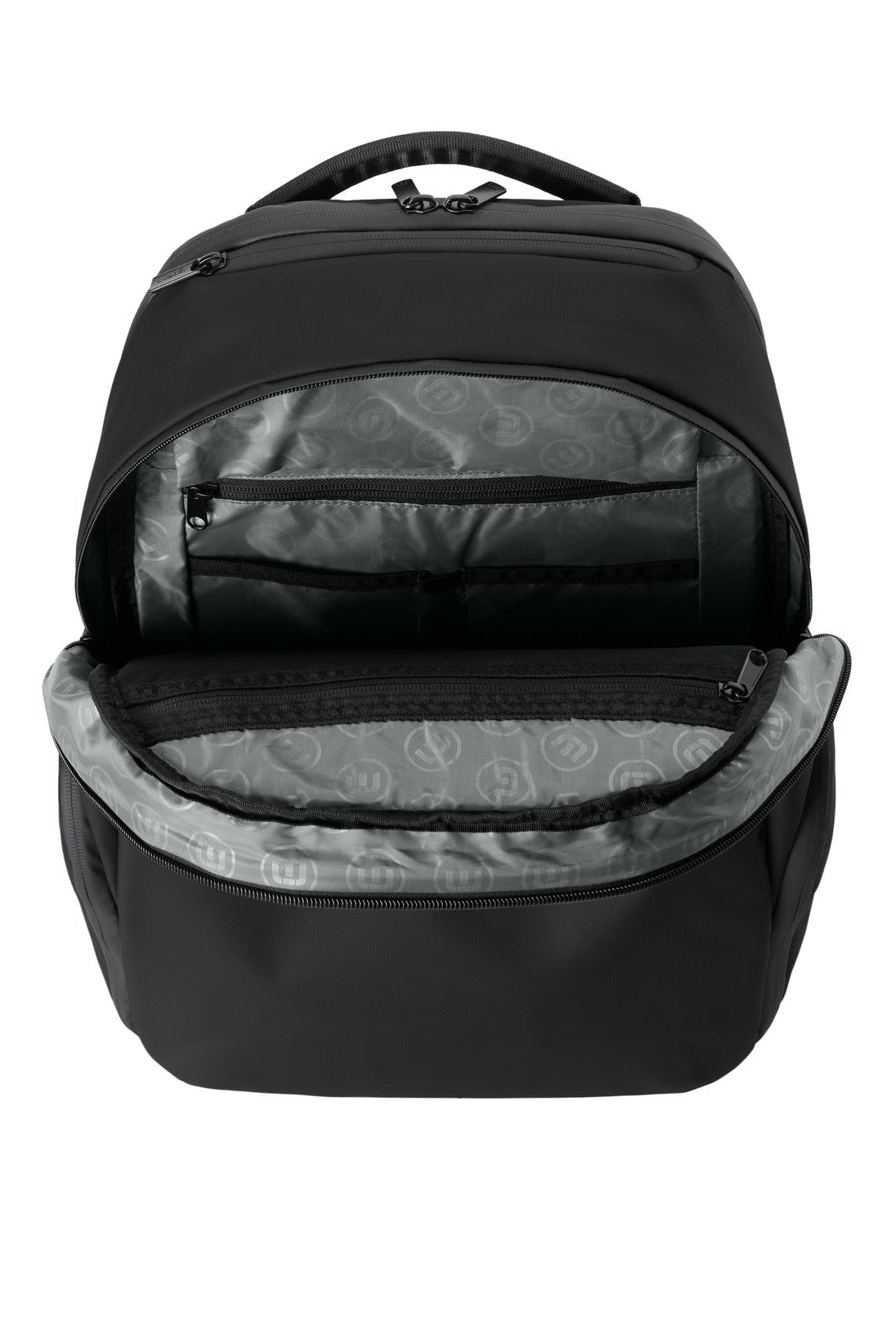 Inside View of Black TravisMathew Recess Backpack TMB109