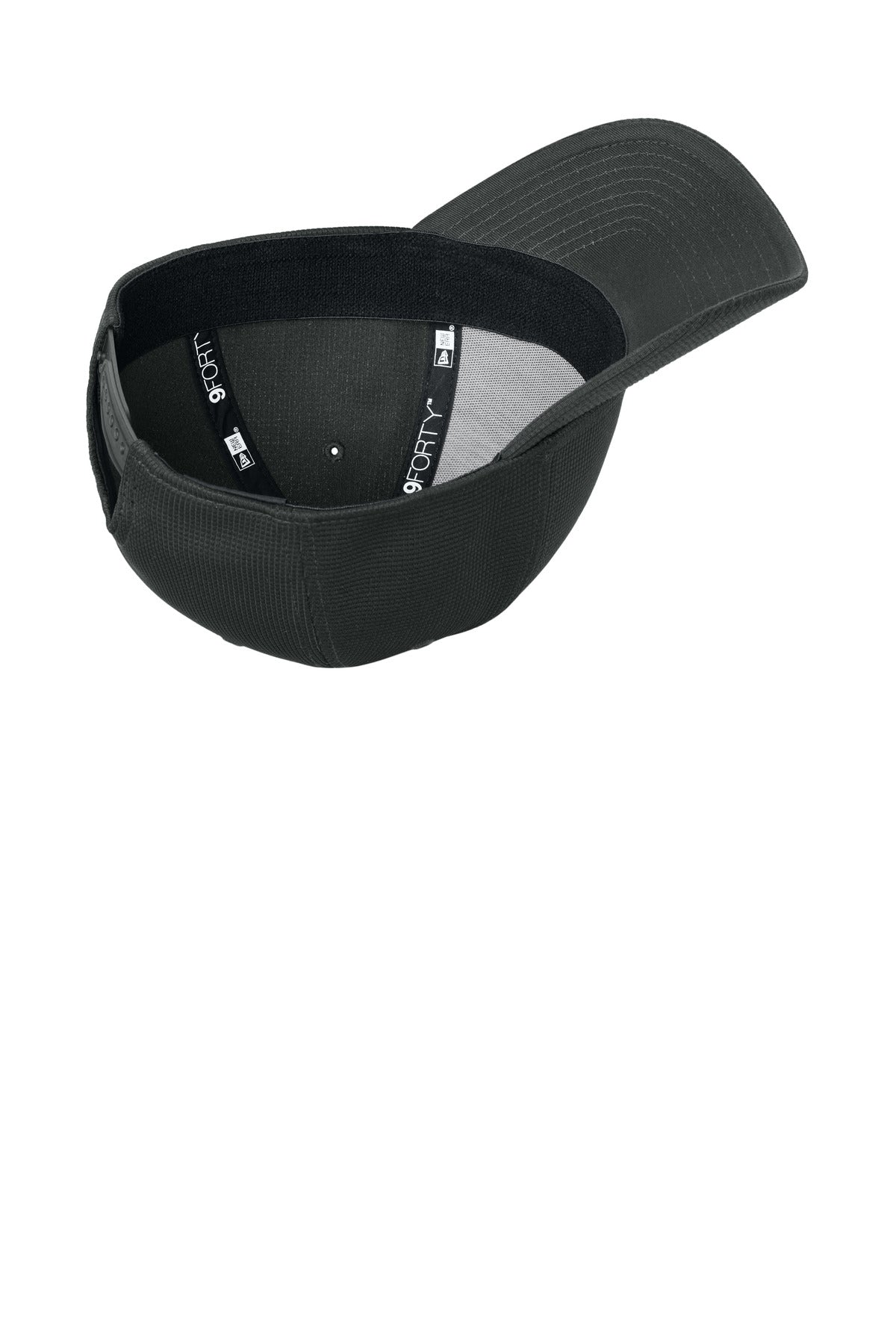 Inside View of Charcoal New Era Pivot Stretch Band Snapback Cap NE214