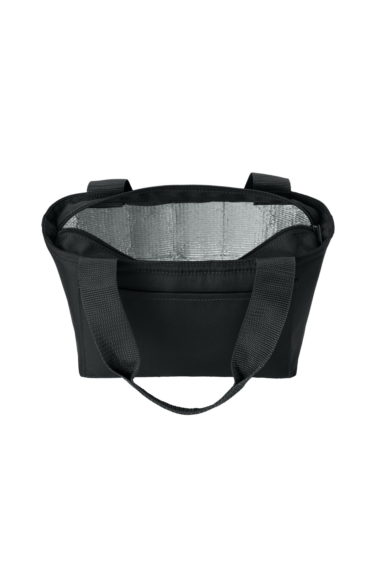 Inside View of DeepBlack Port Authority Insulated Lunch Tote BG518