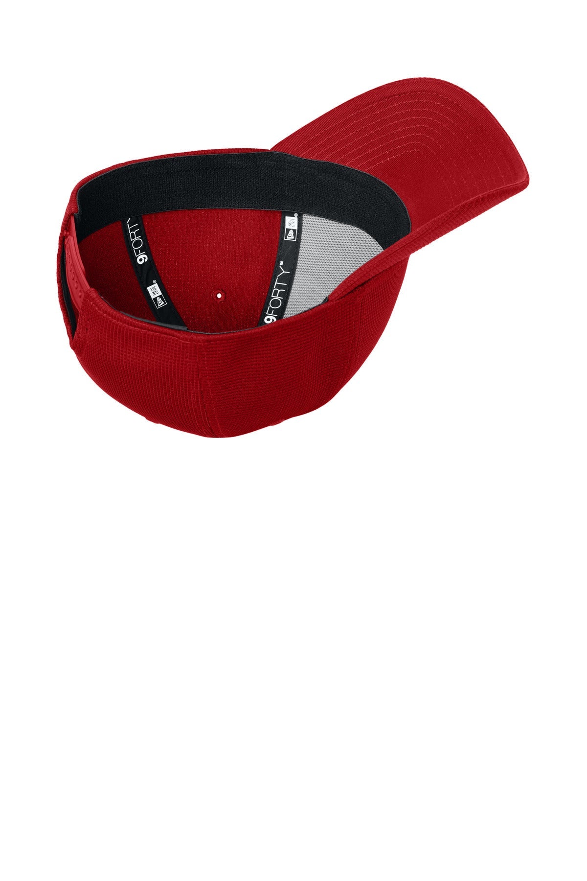 Inside View of Scarlet New Era Pivot Stretch Band Snapback Cap NE214