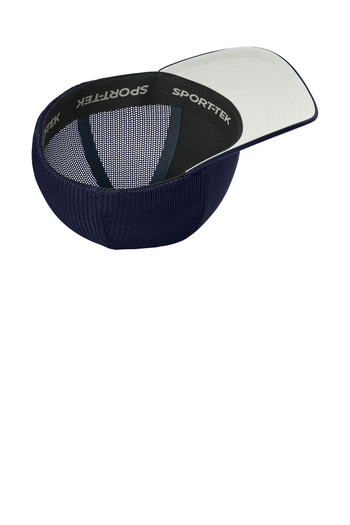 Inside View of TrNv/TrNv Sport-Tek Stretch-Tek Mesh Back Cap STC60