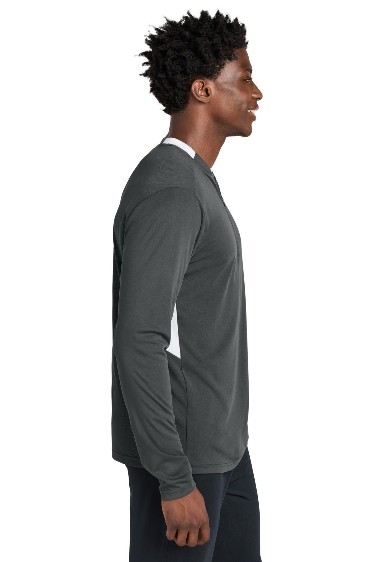 IrGy/White Sport-Tek Club 1/4-Zip Pullover ST443