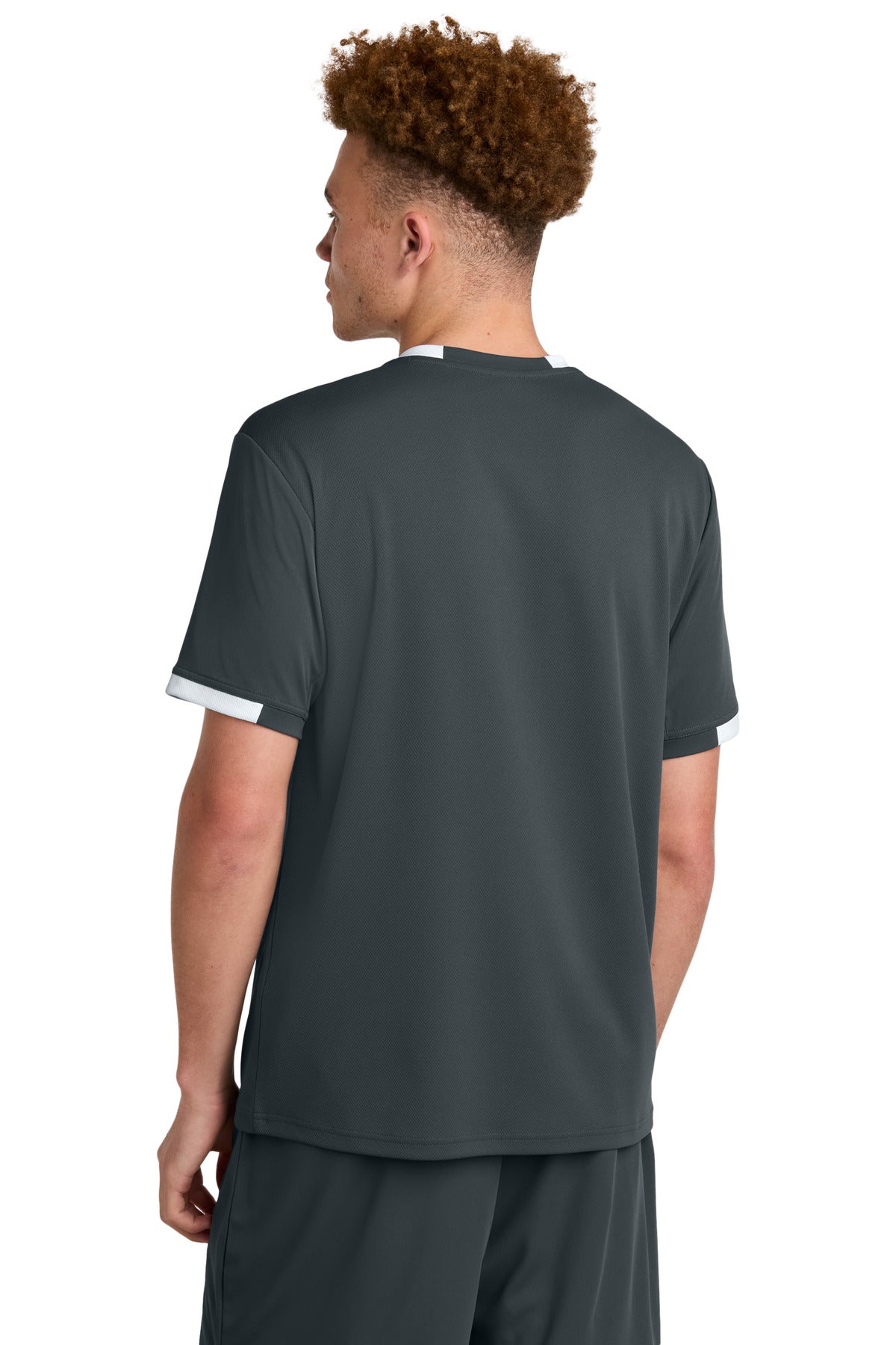 IrGy/White Sport-Tek Club Short Sleeve Crew ST440