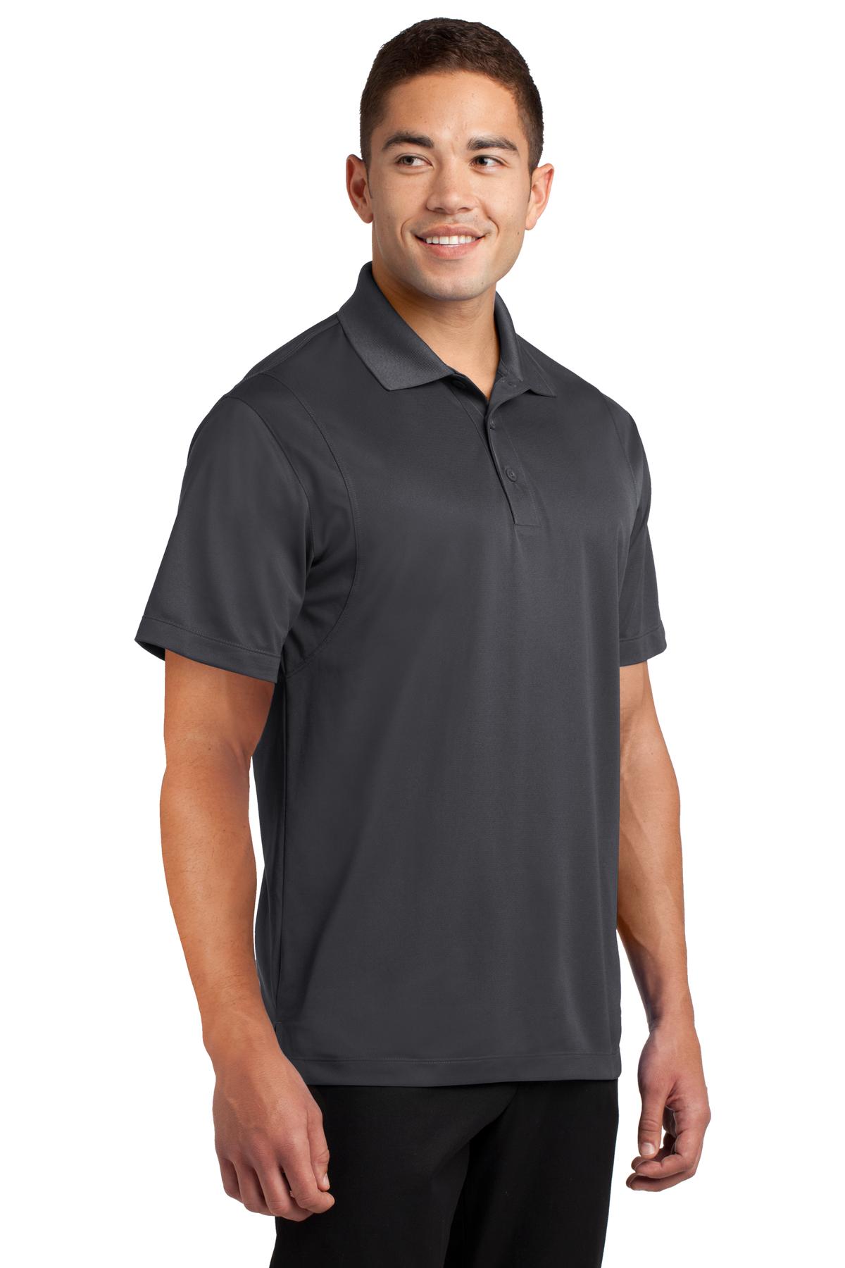 Iron Grey Sport-Tek Micropique Sport-Wick Polo. ST650