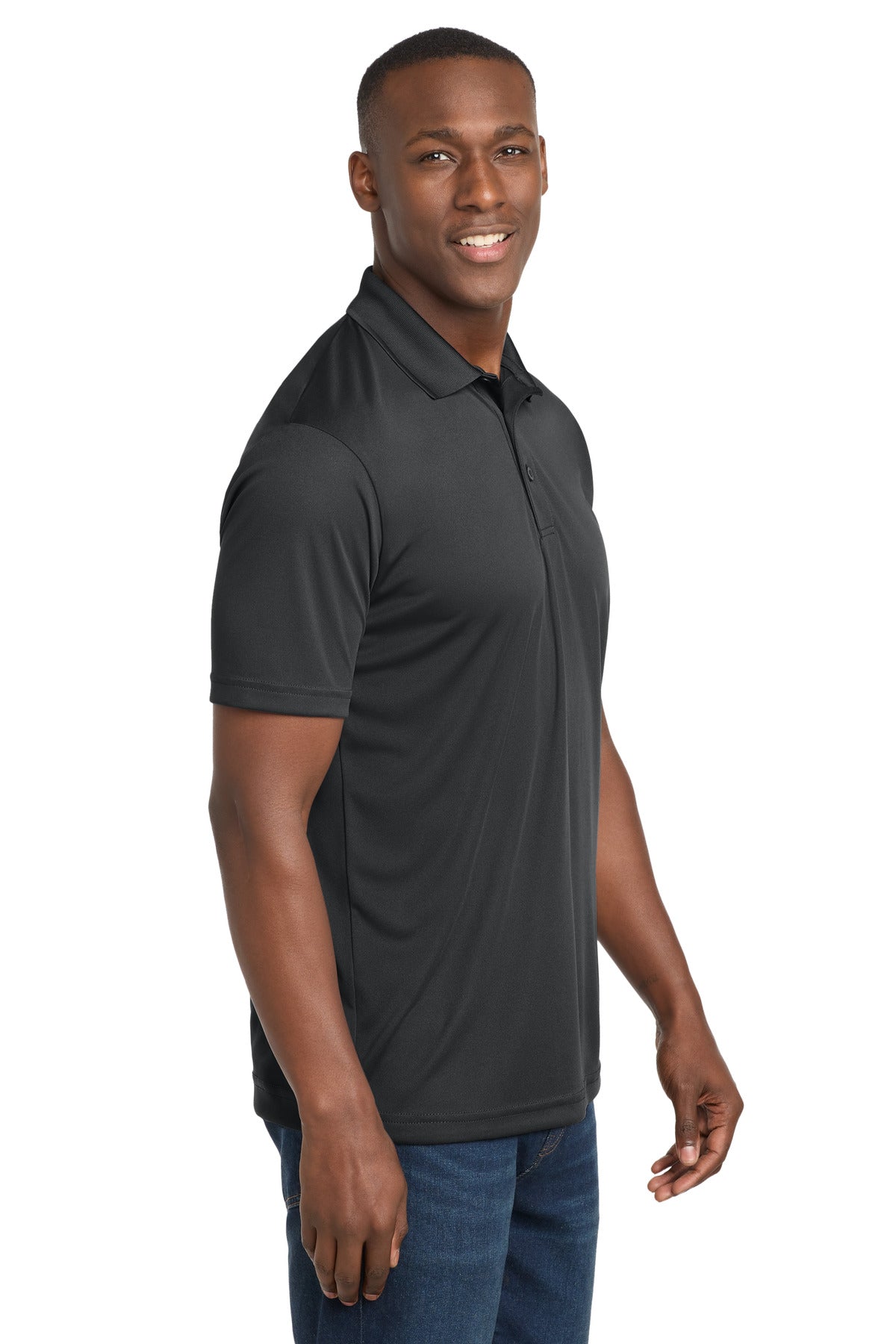 Iron Grey Sport-Tek PosiCharge Competitor Polo. ST550