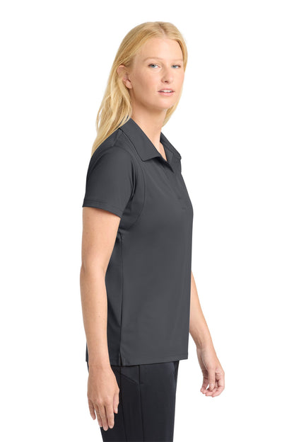 Iron Grey Sport-Tek Women's Micropique Sport-Wick Polo. LST650