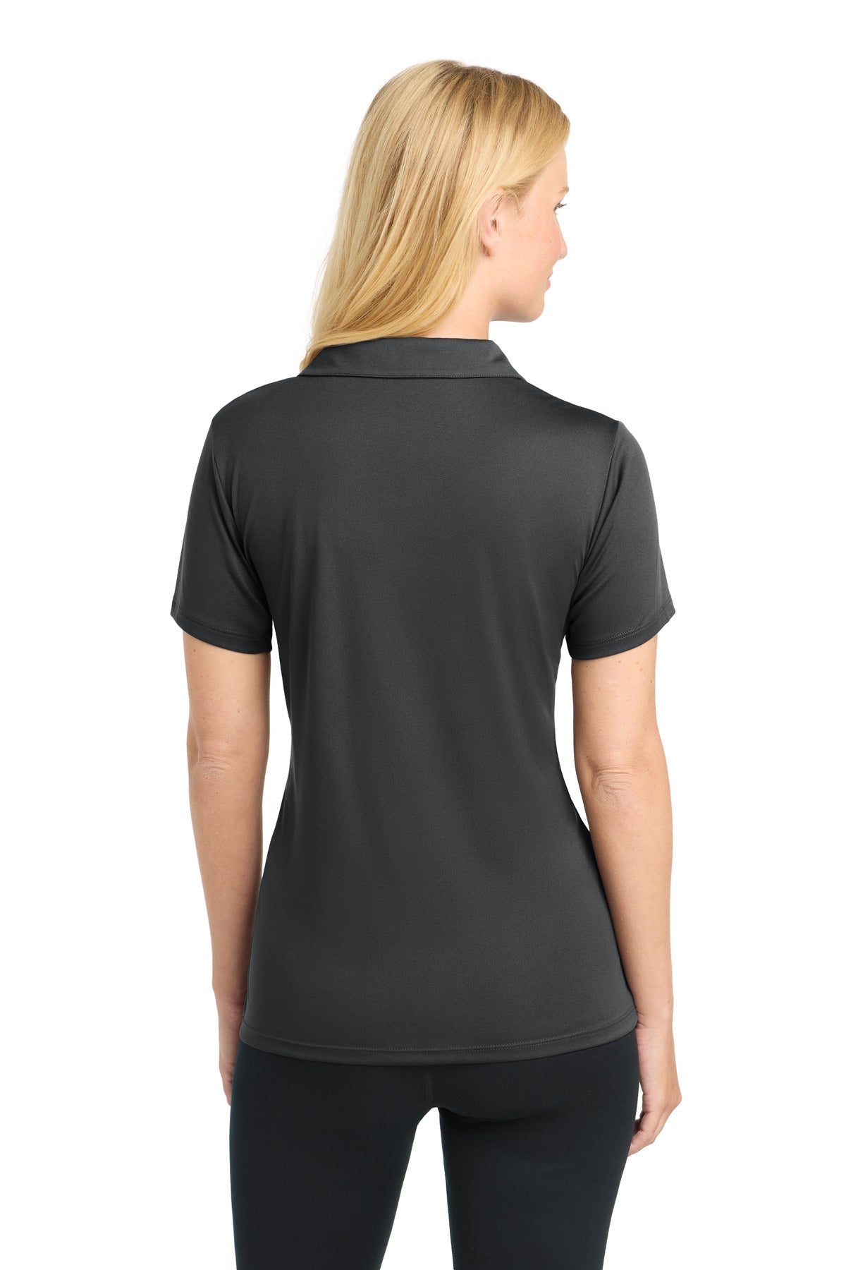 Iron Grey Sport-Tek Women's PosiCharge Competitor Polo. LST550