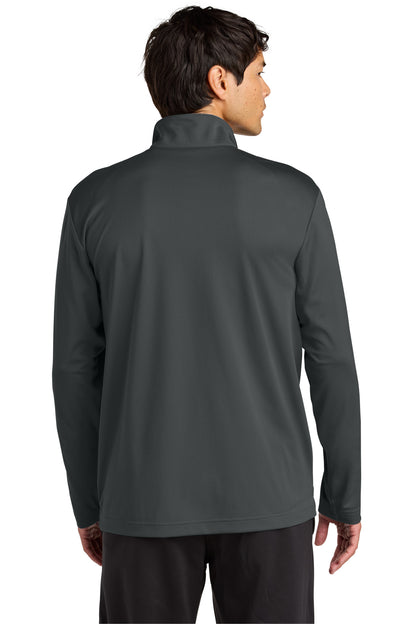 IronGrey Sport-Tek Micropique Sport-Wick 1/4-Zip ST672