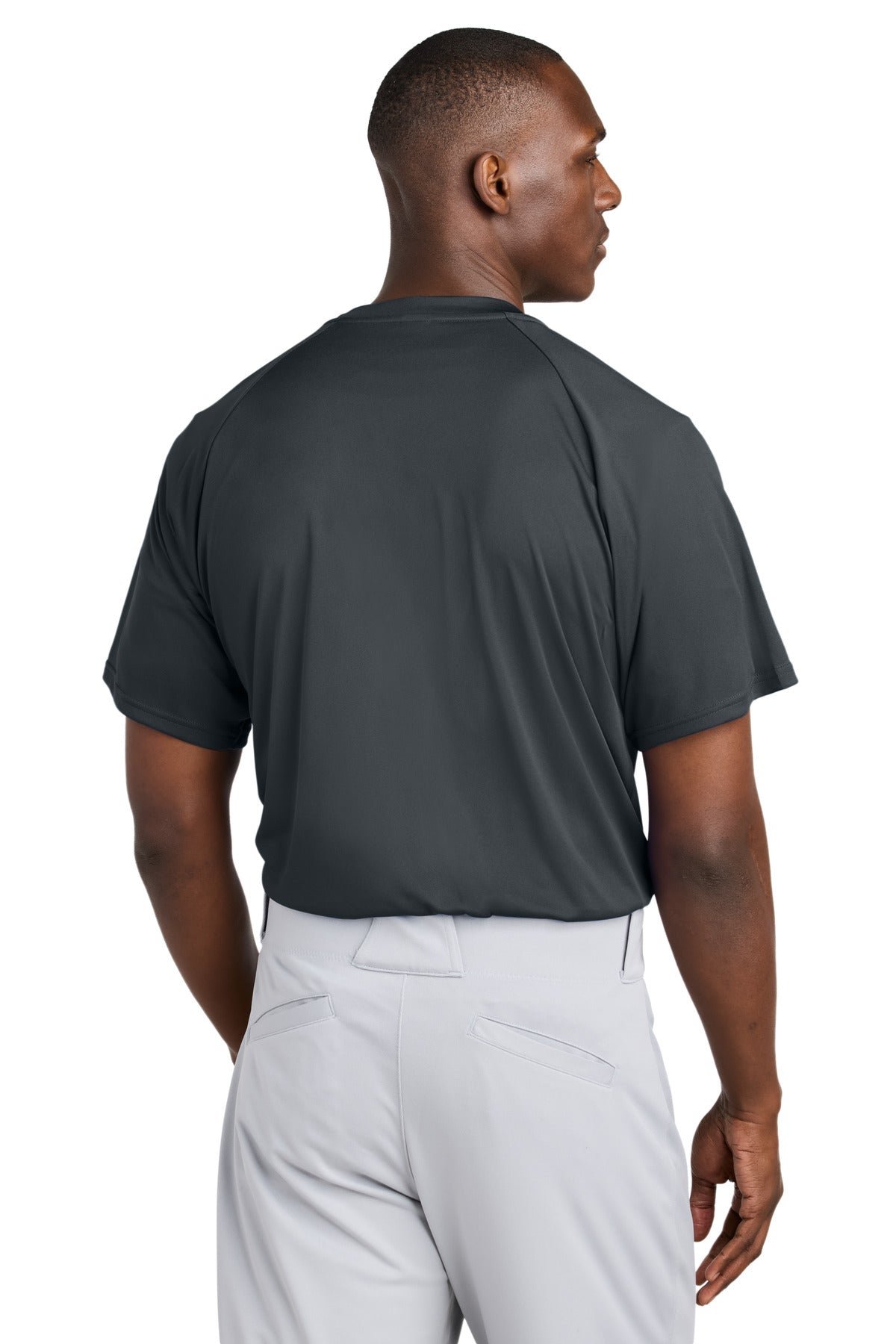 IronGrey Sport-Tek PosiCharge Competitor 2-Button Henley ST359