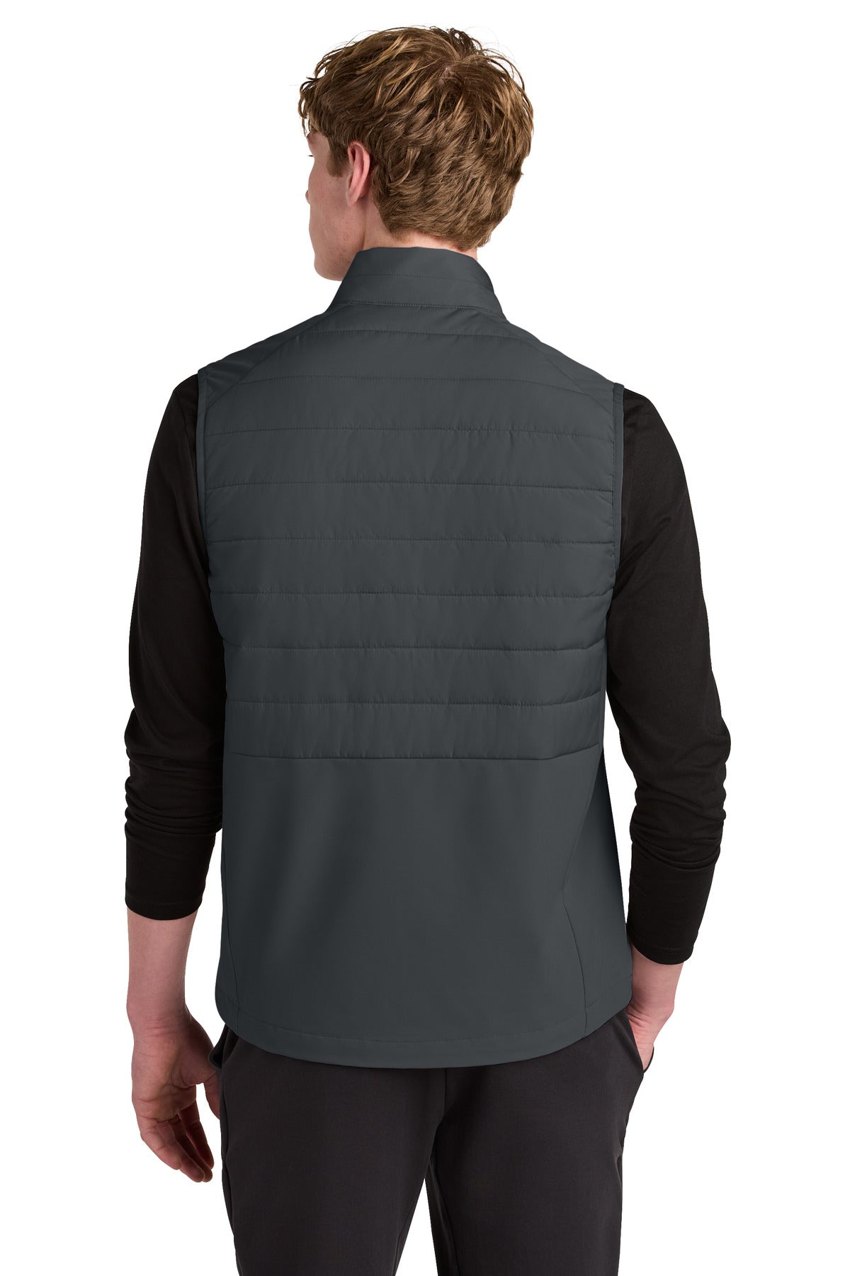 IronGrey Sport-Tek Teknical Hybrid Vest ST941