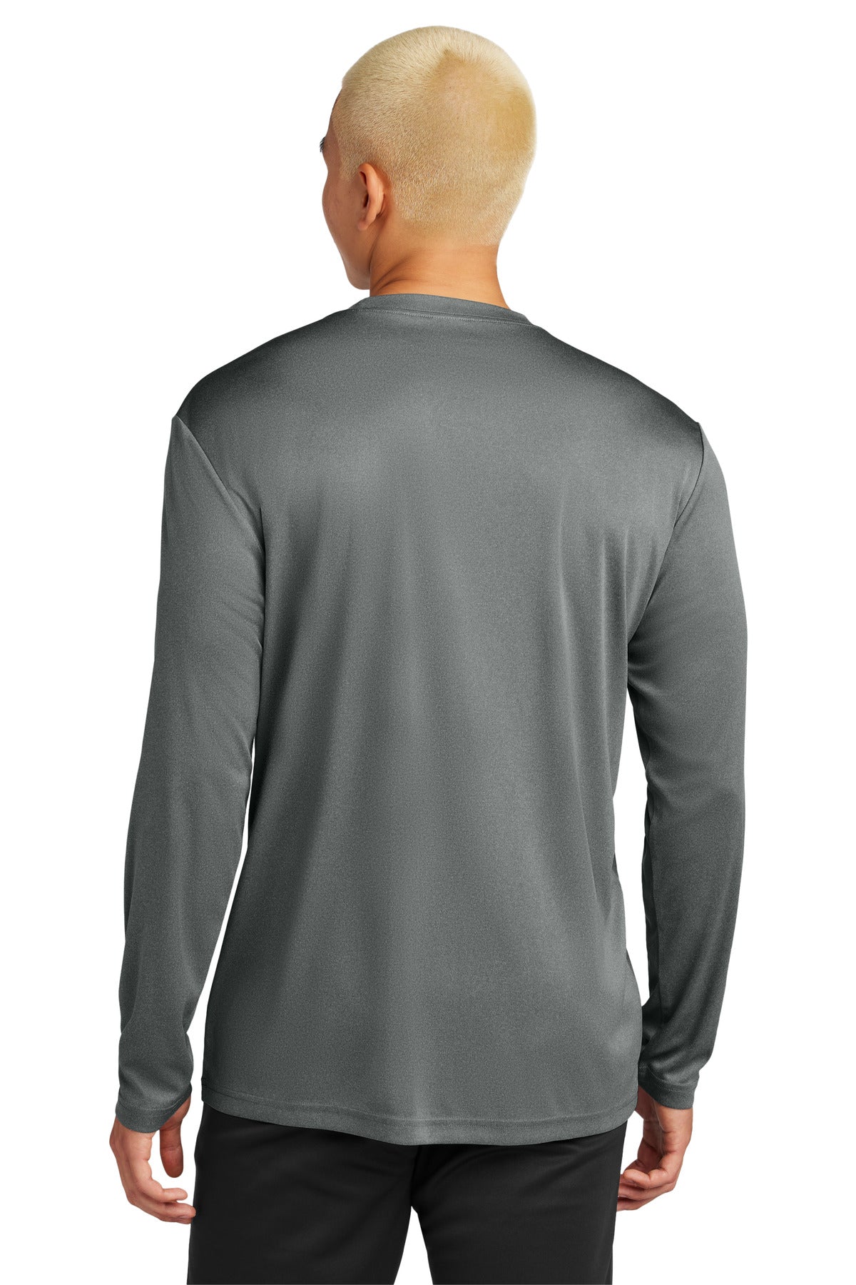 IronGreyHt Sport-Tek Long Sleeve PosiCharge Competitor Tee. ST350LS