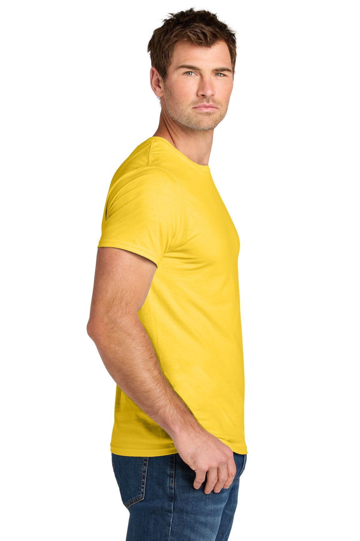 IslandYllw Jerzees Ultimate Unisex Ring Spun T-Shirt IC46M