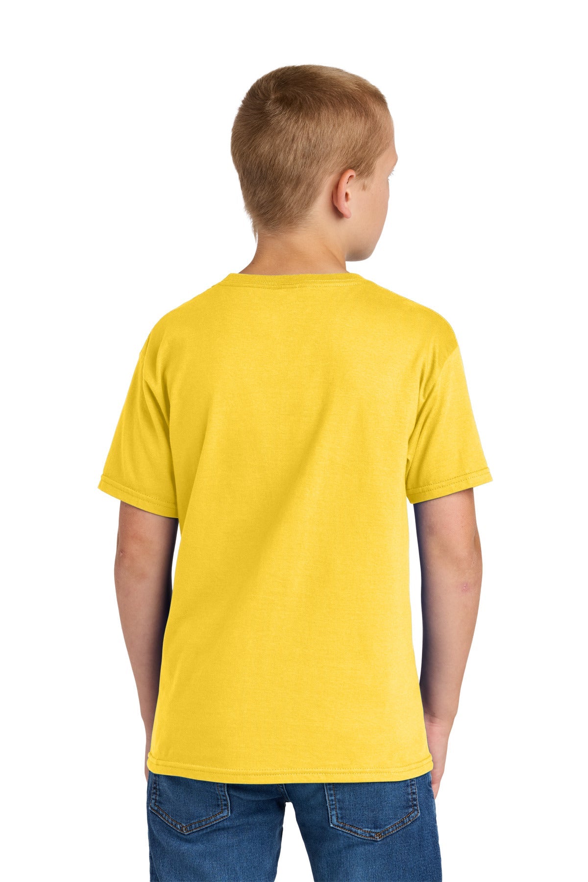 IslandYllw Jerzees Ultimate Youth Ring Spun T-Shirt IC46B