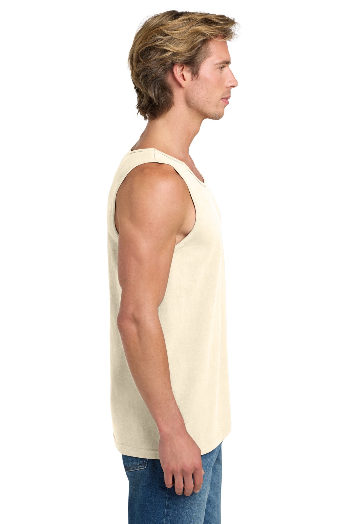 Ivory COMFORT COLORS Heavyweight Ring Spun Tank Top. 9360
