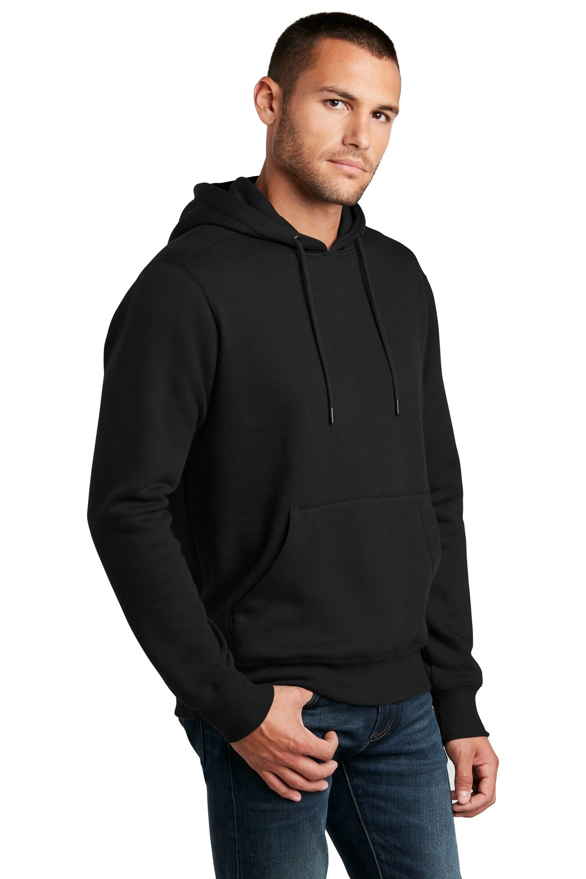 Jet Black District Perfect Weight Fleece Hoodie DT1101