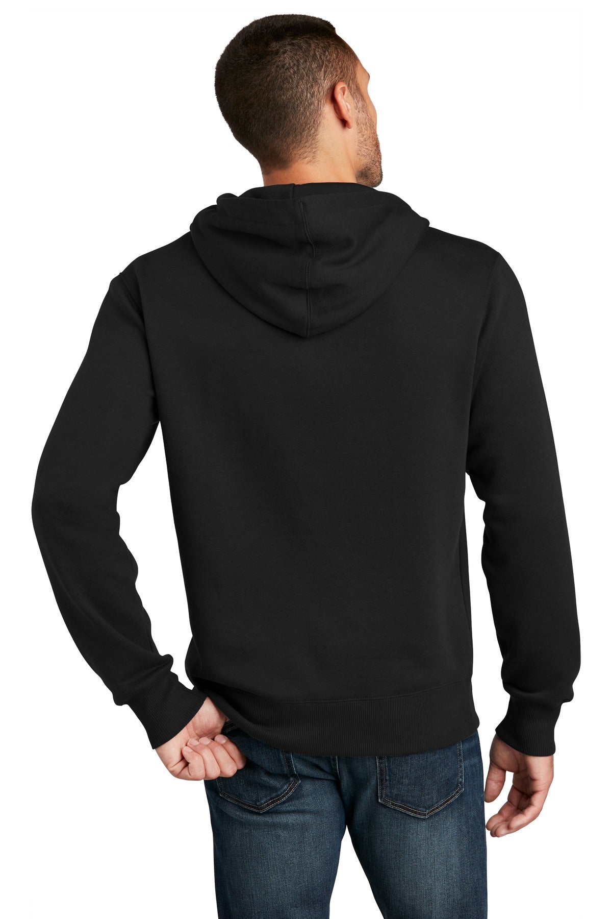 Jet Black District Perfect Weight Fleece Hoodie DT1101