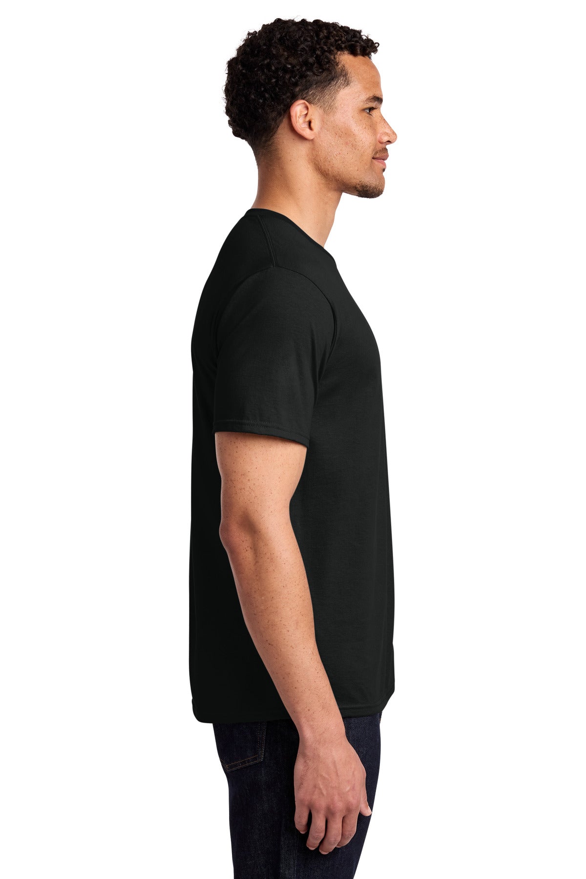 Jet Black Port & Co Fan Favorite Tee. PC450
