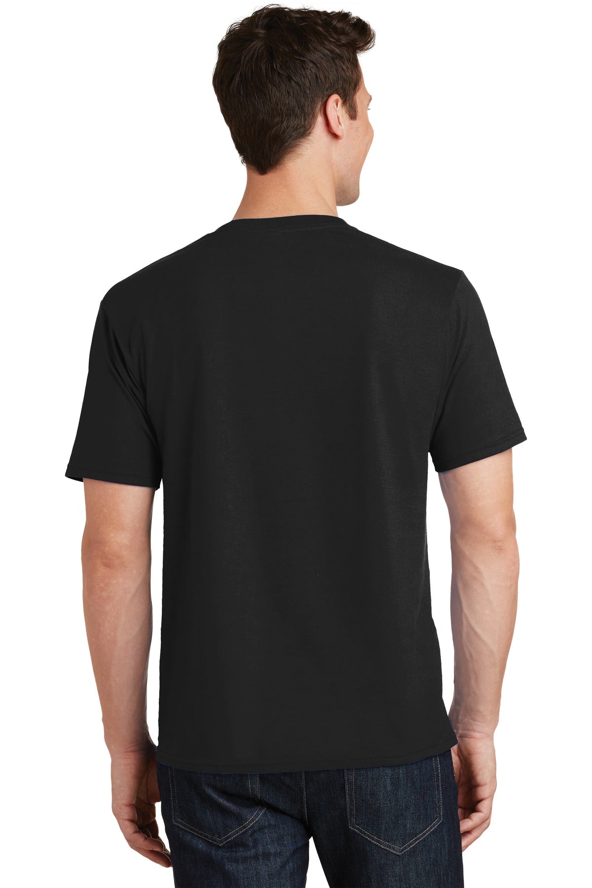 Jet Black Port & Co Fan Favorite Tee. PC450