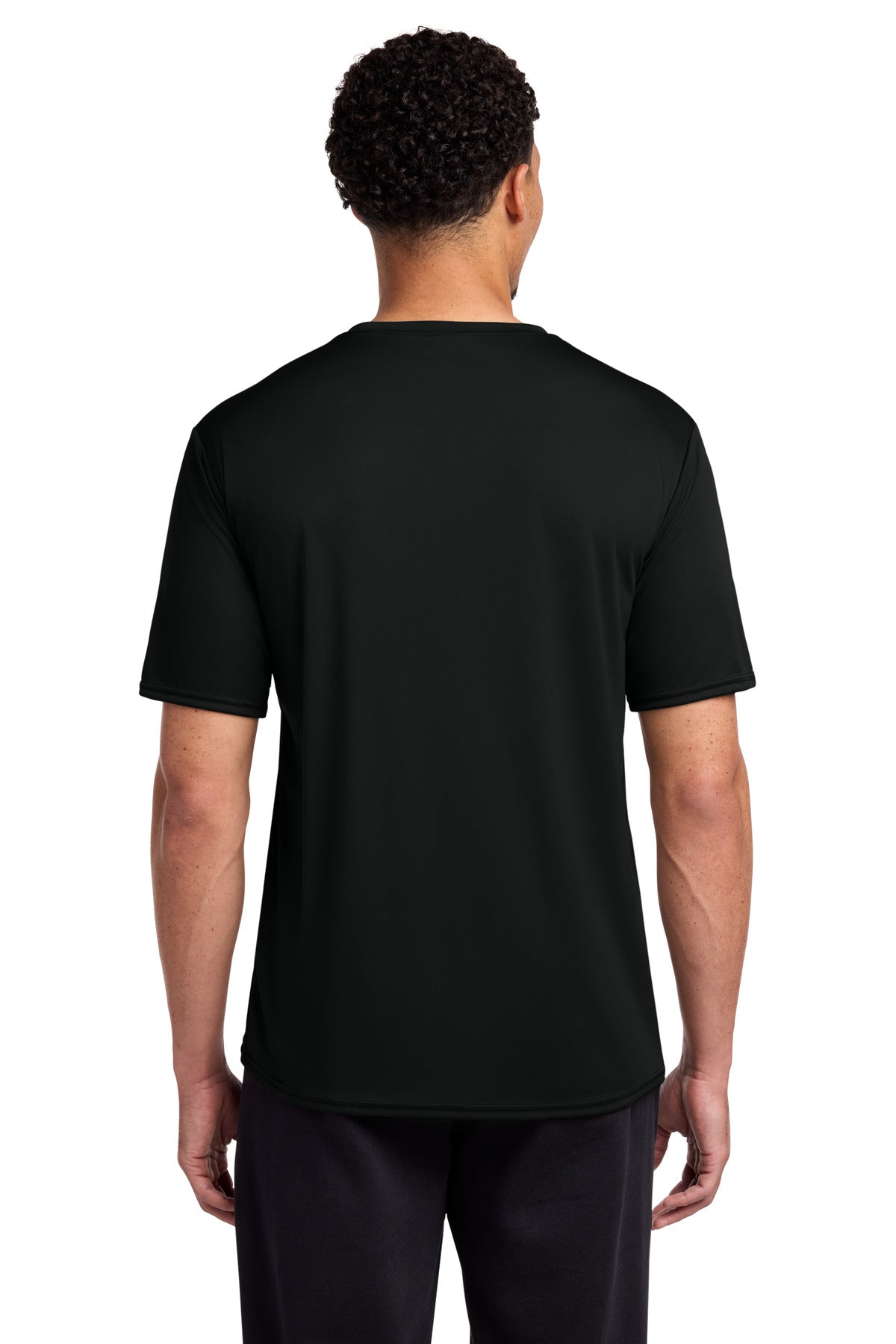 Jet Black Port & Co Performance Tee. PC380