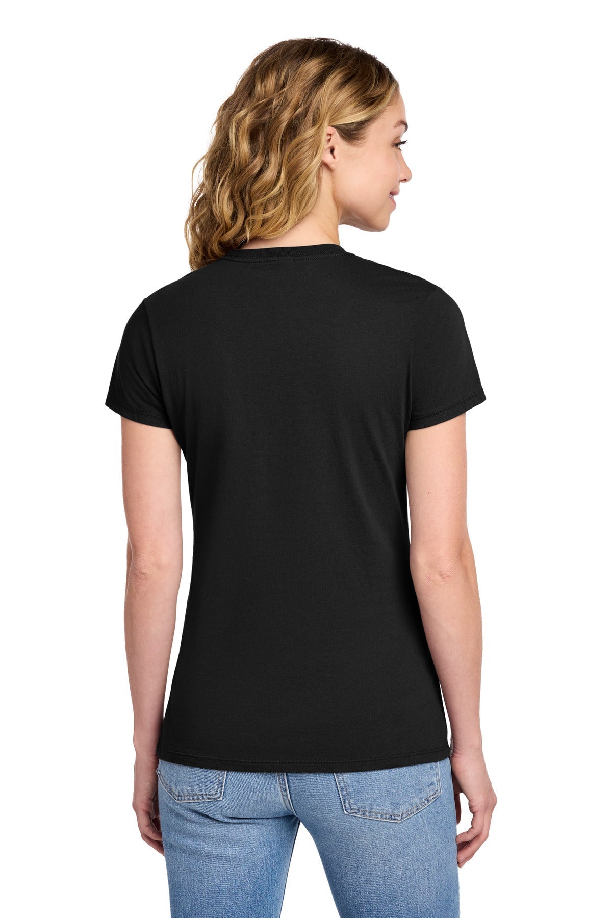 Jet Black Port & Co Women's Fan Favorite Tee. LPC450