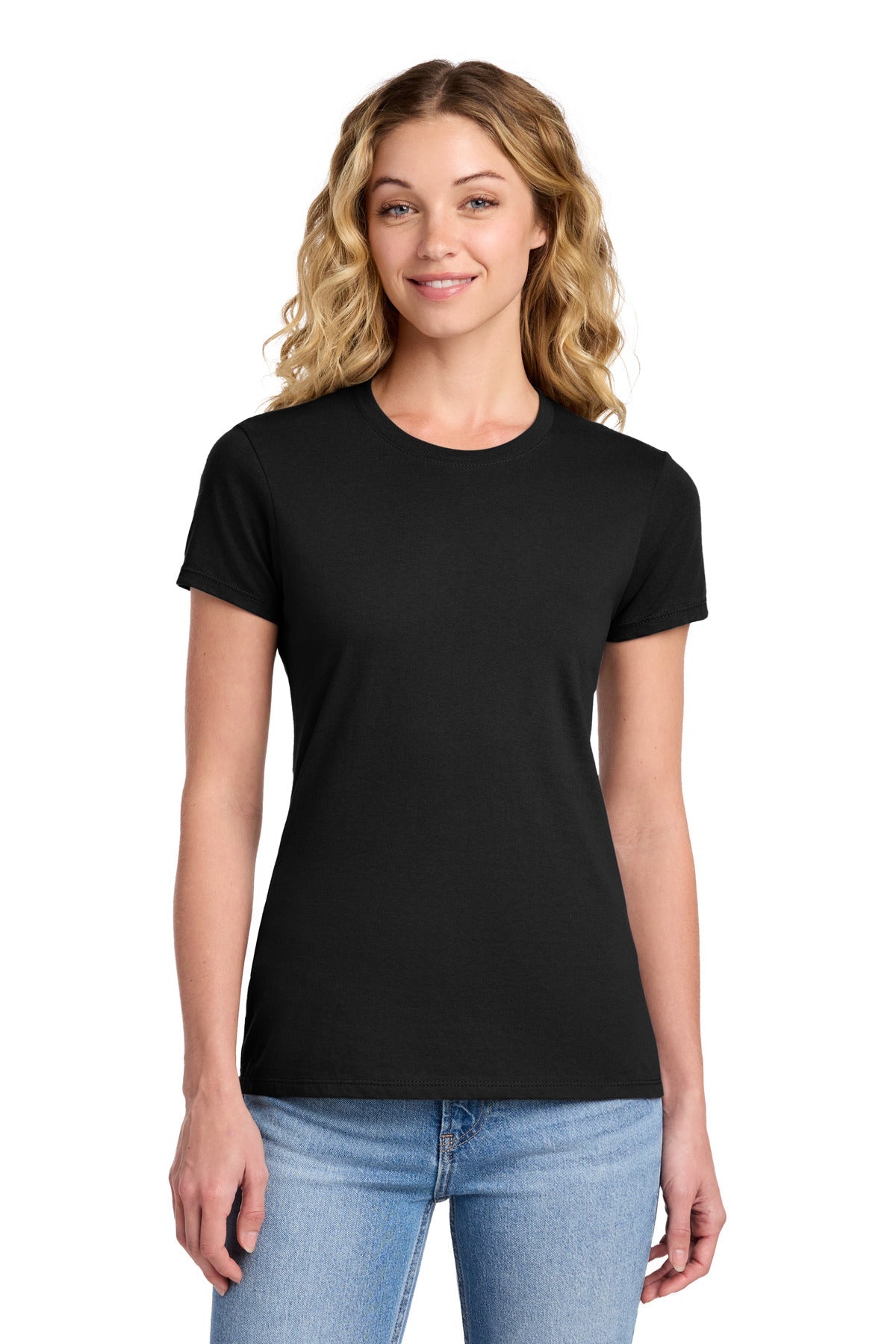 Jet Black Port & Co Women's Fan Favorite Tee. LPC450