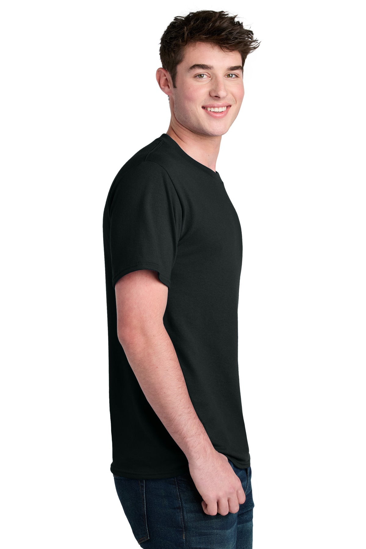 JetBlack Port & Co Core Blend Recycled Tee PC01