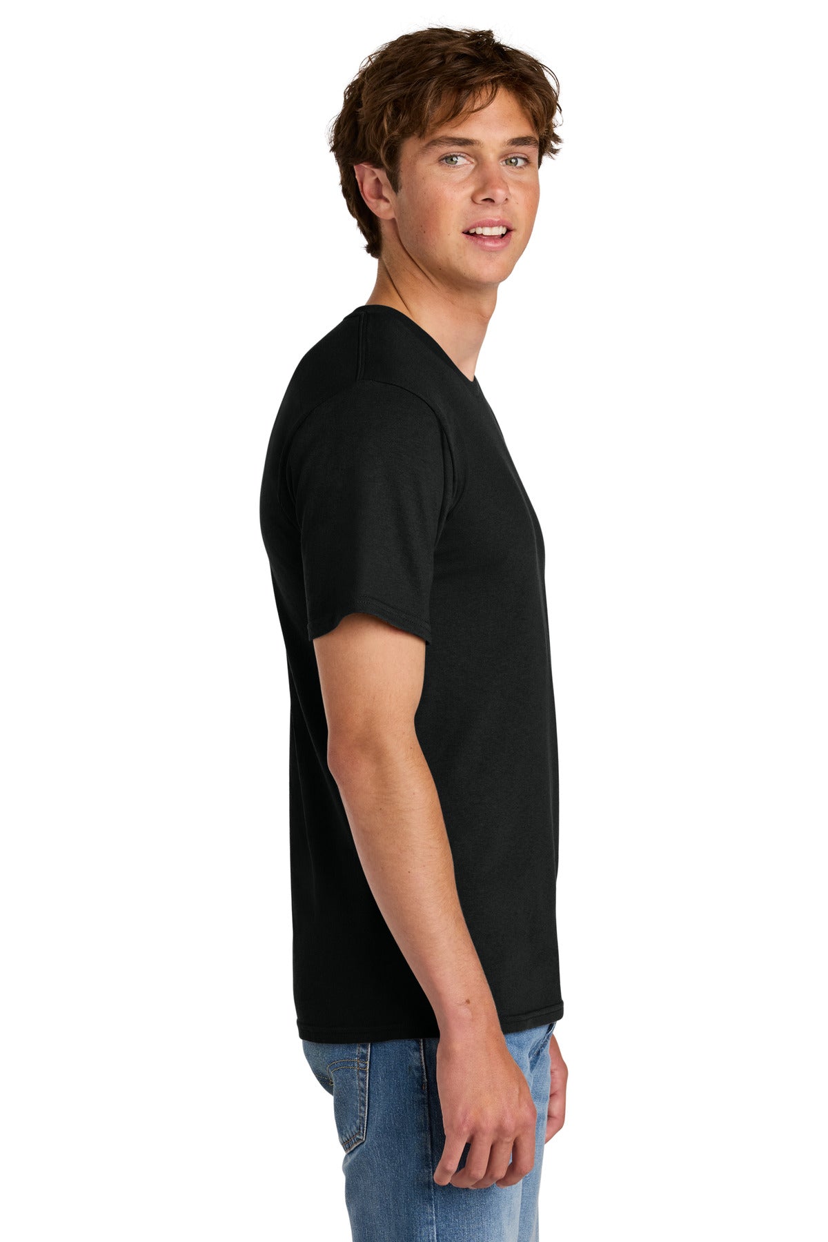 JetBlack Port & Co Easy Cotton Tee PC43