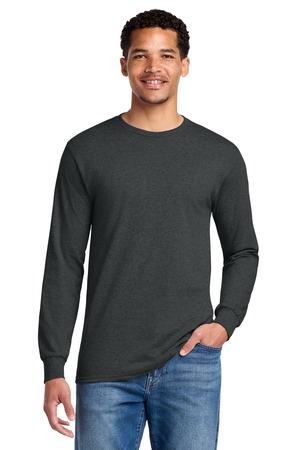 JNavy Jerzees - Dri-Power 50/50 Cotton/Poly Long Sleeve T-Shirt. 29LS
