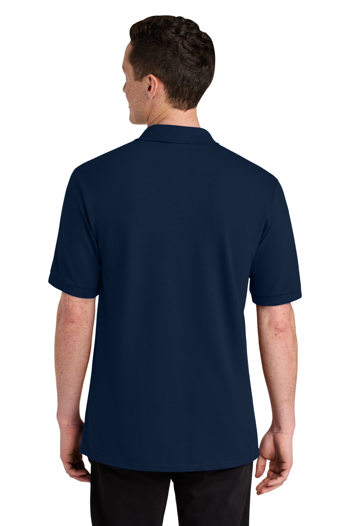 JNavy Jerzees Unisex Premium Ring Spun Cotton Pique Sport Shirt 443M