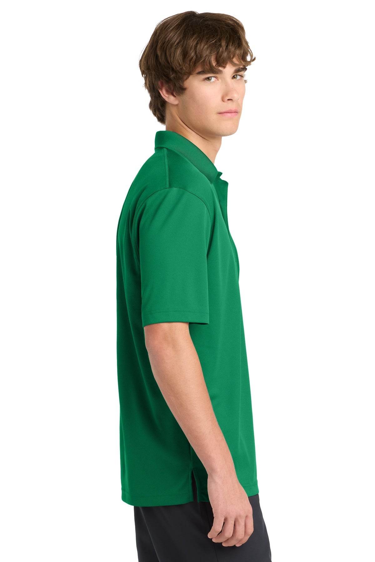 Kelly Green Sport-Tek Dri-Mesh Polo. K469