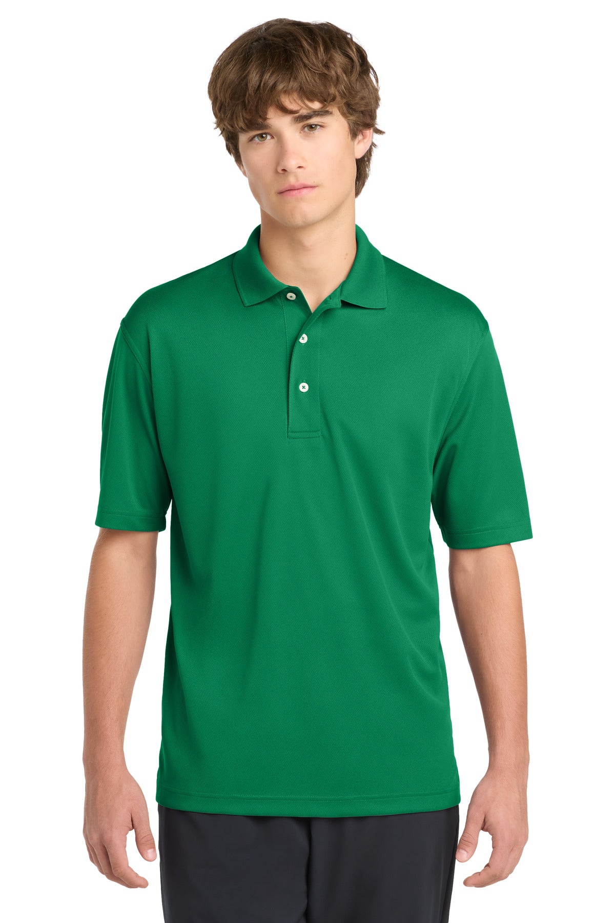 Kelly Green Sport-Tek Dri-Mesh Polo. K469