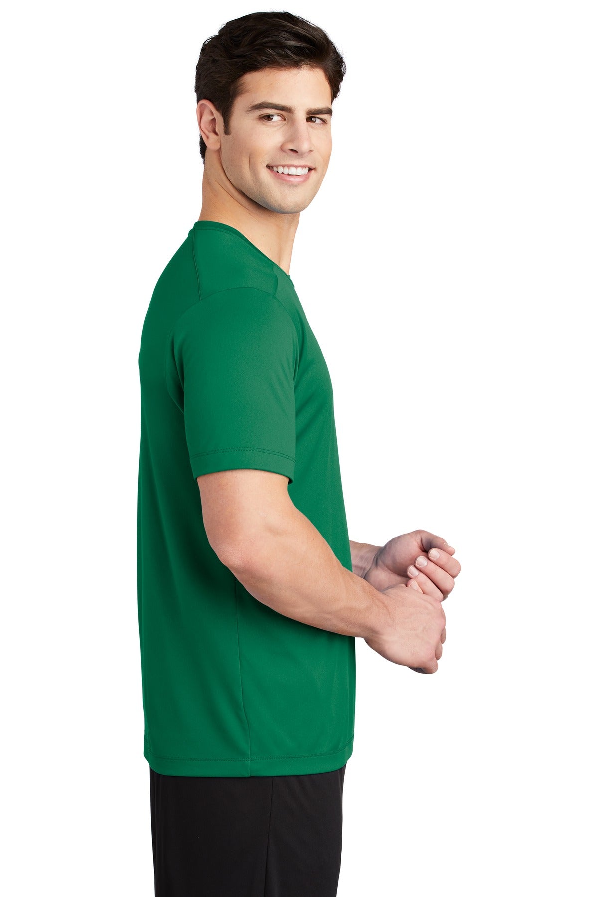 Kelly Green Sport-Tek Posi-UV Pro Tee. ST420