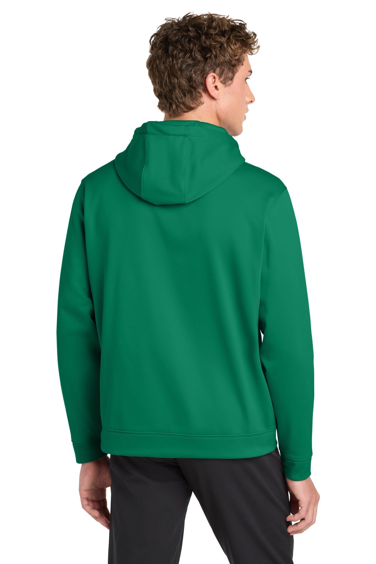 Kelly Green Sport-Tek Sport-Wick Fleece Hooded Pullover. F244