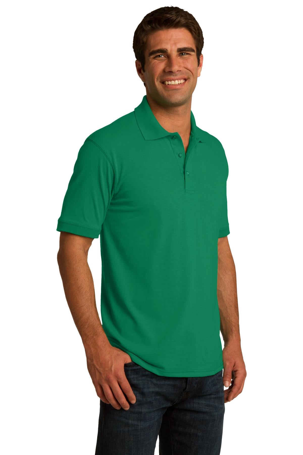 Kelly Port & Co Core Blend Jersey Knit Polo. KP55