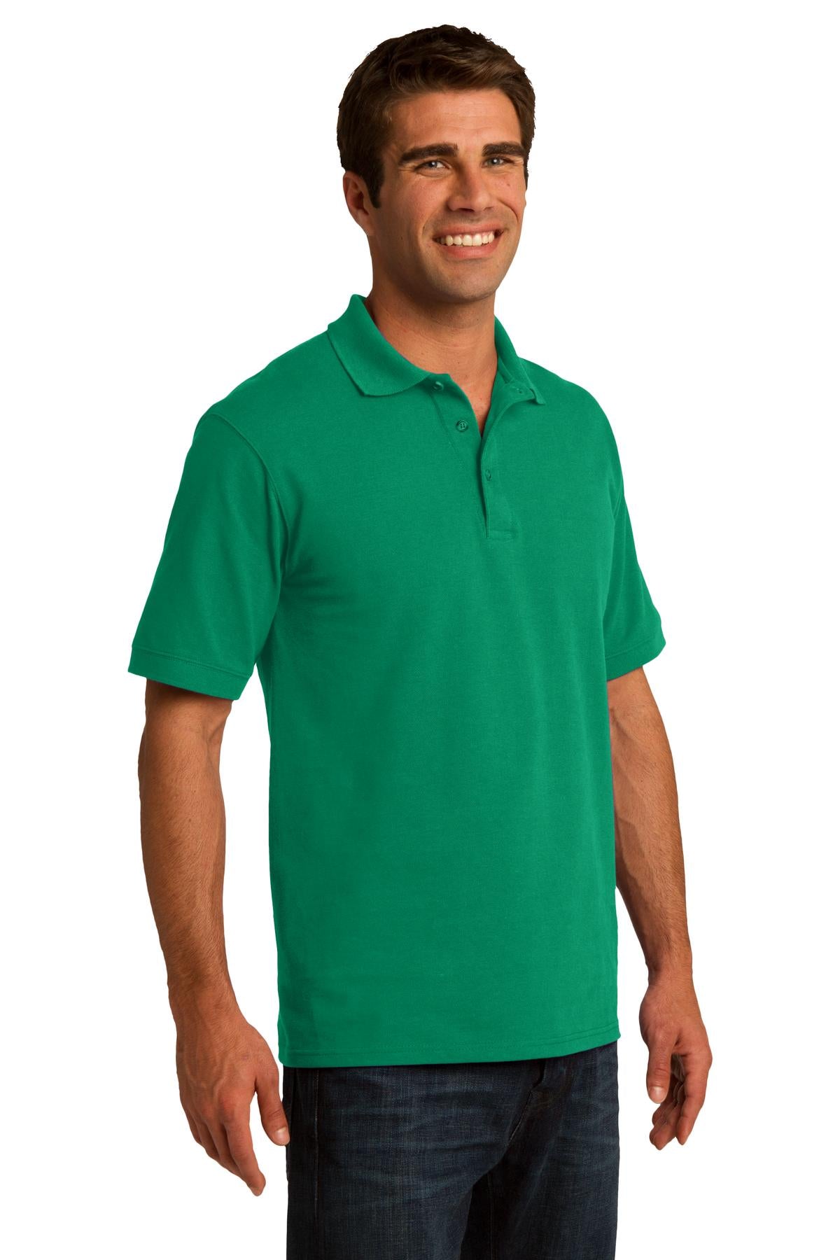 Kelly Port & Co Core Blend Pique Polo. KP155