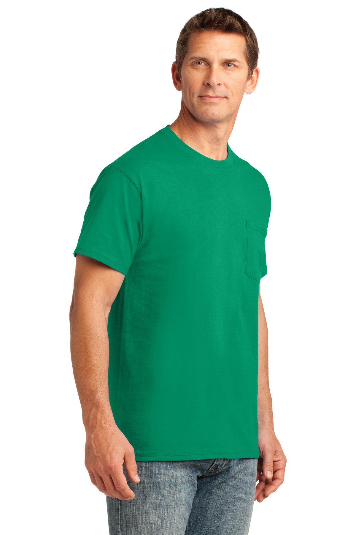 Kelly Port & Co Core Cotton Pocket Tee. PC54P