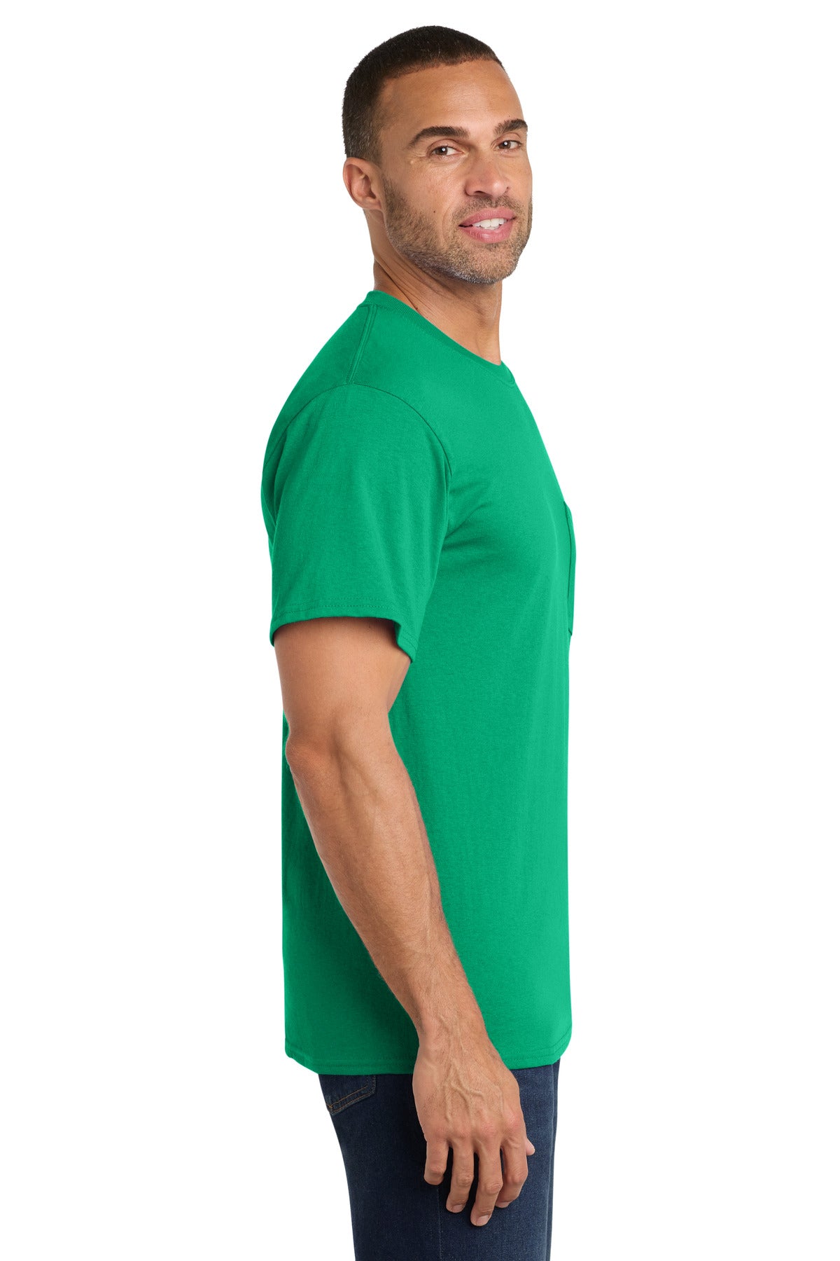 Kelly Port & Co Core Cotton Pocket Tee. PC54P