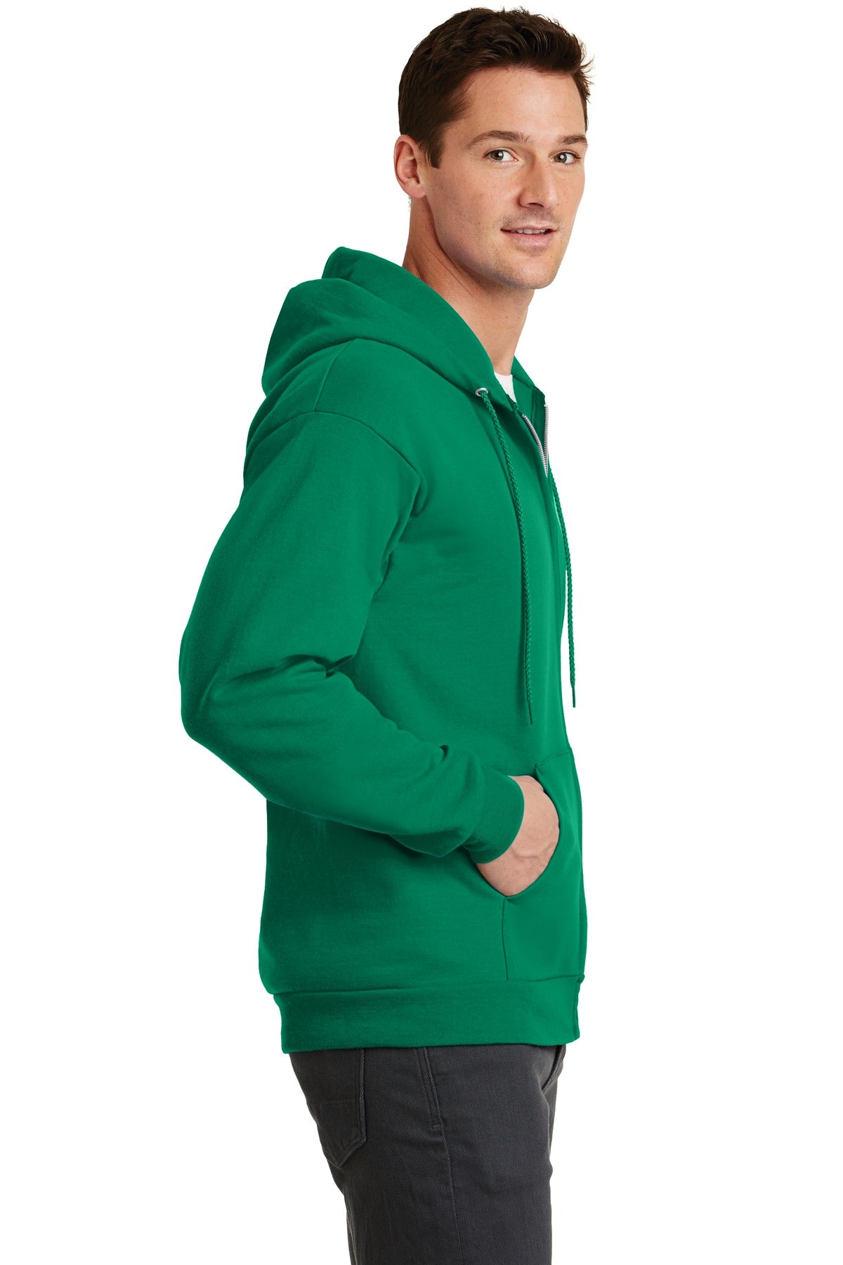 Kelly Port & Co Core Fleece Full-Zip Hooded Sweatshirt. PC78ZH
