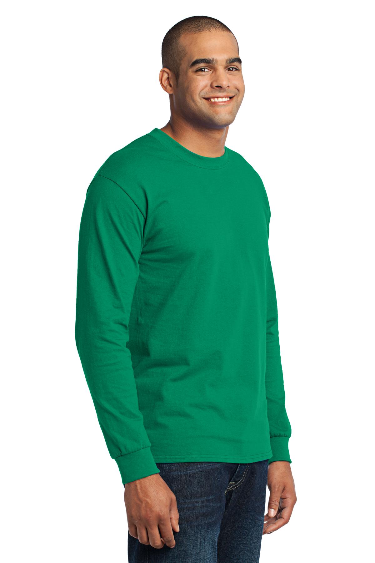 Kelly Port & Co Long Sleeve Core Blend Tee. PC55LS