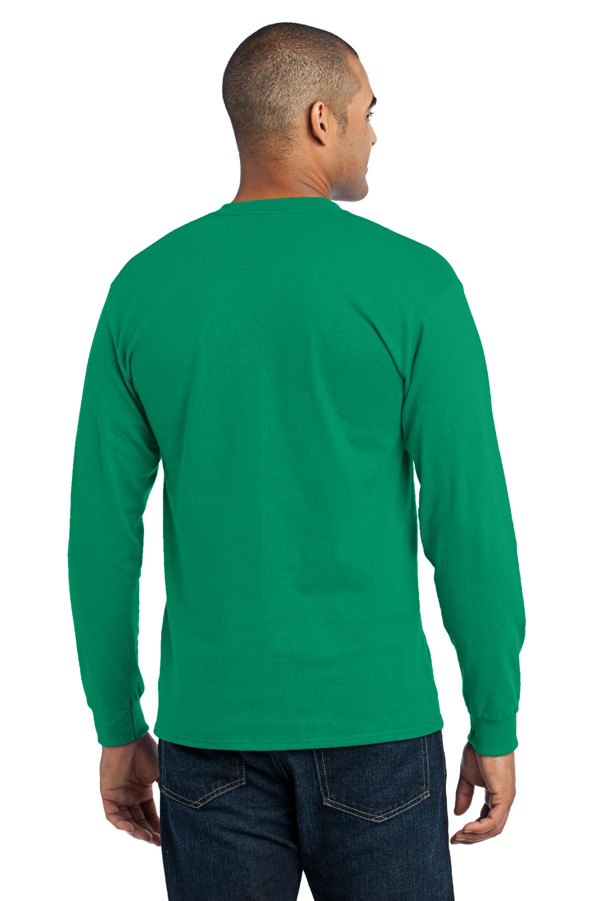 Kelly Port & Co Long Sleeve Core Blend Tee. PC55LS