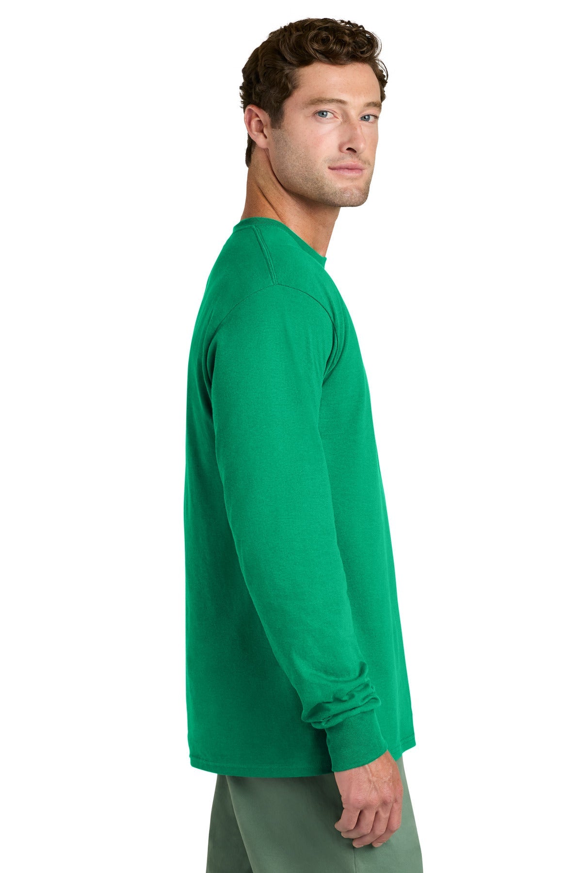 Kelly Port & Co Long Sleeve Core Cotton Tee. PC54LS