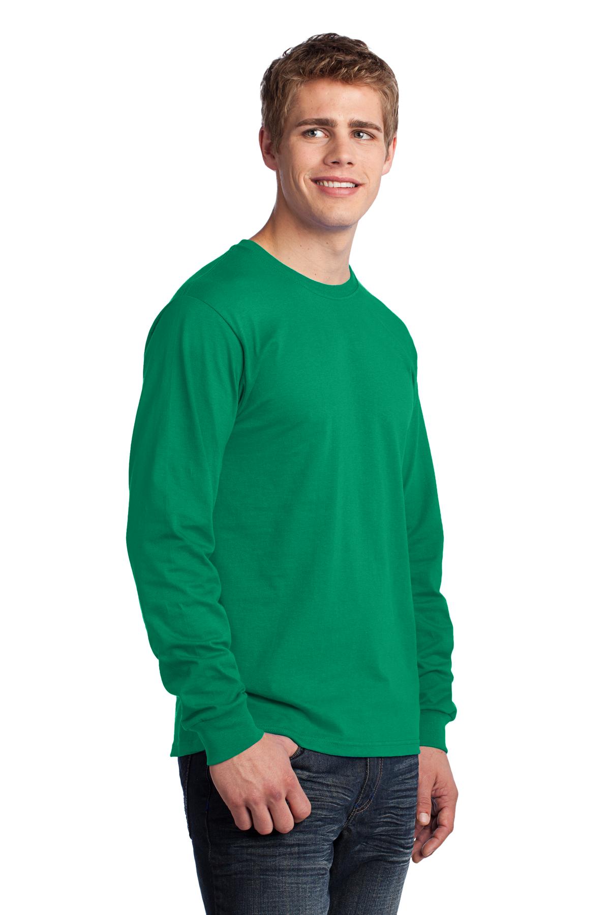 Kelly Port & Co Long Sleeve Core Cotton Tee. PC54LS