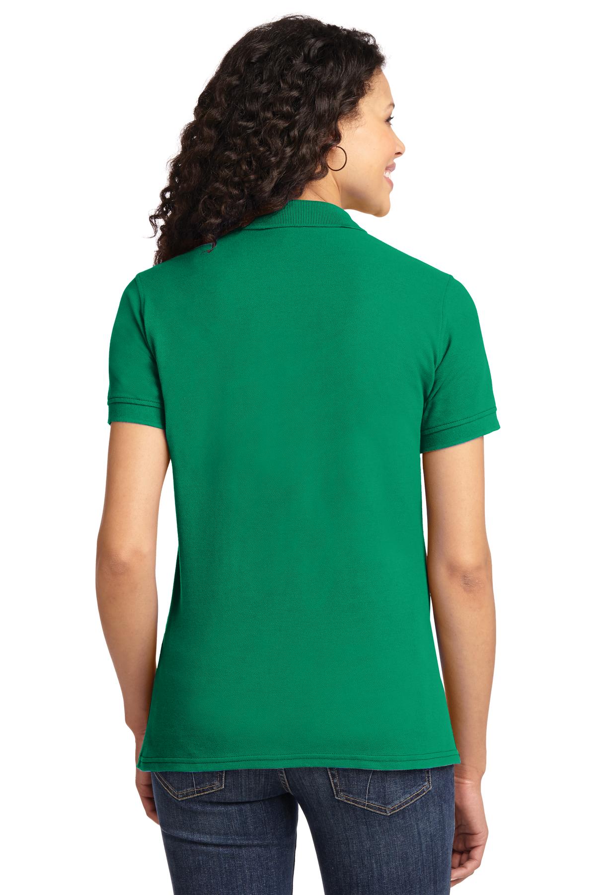 Kelly Port & Co Women's Core Blend Pique Polo. LKP155